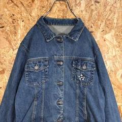 ヴィンテージ80'sドナルドソンディズニーミッキーマウス刺繍デニム XXL ヴィンテージ80'sドナルドソンディズニーミッキーマウス刺繍