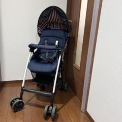 Aprica マジカルエアープラス　ネイビー ベビーカー 折りたたみ式　B型