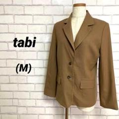 ヴィンテージ　tabi テーラードジャケット　キャメル　M ウール　カシミヤ
