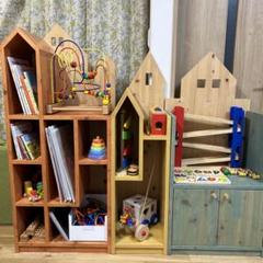 広松木工 ハウスシェルフ 120 キッズ 家具 ACTUS WF ハウスシェルフ - 広松木工