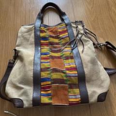 ケンテアフリカン刺繍トートバッグ