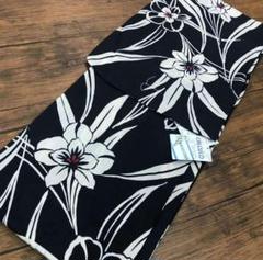 ◇ノー皺加工最高級カルキュロ◇上品黒地菖蒲アヤメ古典浴衣