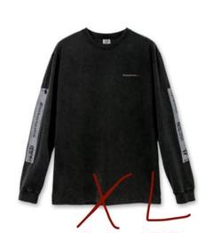 BLACK EYE PATCH HWC TAPED L/S ロングTEE 白　M BlackEyePatch/HWC LABEL STRIPED L/S TEE （BORDER） - JONAS