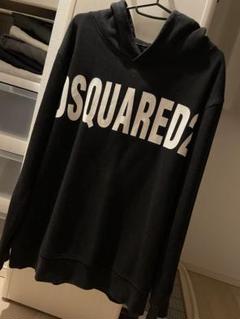 【D SQUARED2】スウェットパーカー フード付きネック ロゴ 長袖 DSQUARED2 - 藤ヶ谷氏着8.7万DSQUARED2ディースクエアードロゴ