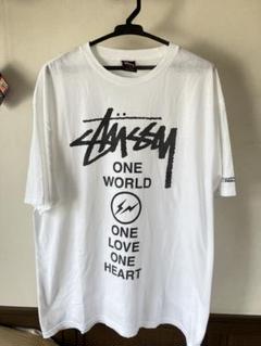 STUSSY x FRAGMENT チャリティーT 2011 L 白