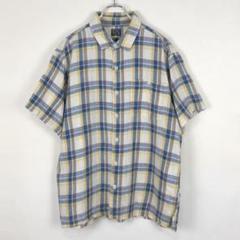 GO WEST 綿麻 チェック柄 半袖シャツのサムネイル