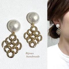 ハンドメイド　ピアス　イヤリング