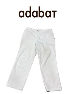 adabat ホワイトゴルフパンツサイズ42
