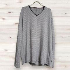F0024 フィールドドリーム Tシャツ 長袖 ロンT(LL XL) ストライプ