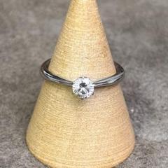 PT プラチナ900 ダイヤモンド リング 0.31CT 鑑定書付き