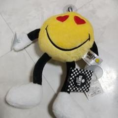 ぬいぐるみ　ハチマキ　にこちゃん　スマイル　スマイリー　白 ぬいぐるみ ハチマキ にこちゃん スマイル スマイリー 白 ぬいぐるみ