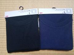 ユニクロ　UNIQLO ブラック Tシャツ Lサイズ 2枚セット　メンズ
