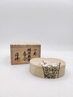 Ｓ８０３　香合　『鶏　香合』『通次嵩山』　共箱　茶道具 S803 香合 『鶏 香合』『通次嵩山』 共箱 茶道具