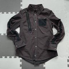 【美品】ALGONQUINS アルゴンキン　ショートパンツ　黒　茶色　個性的 美品】ALGONQUINS アルゴンキン ショートパンツ 黒 茶色 個性的