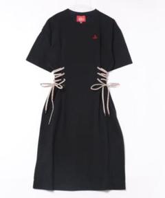 vivienne westwood ヴィヴィアン コルセット風 Tシャツ リボンΩ
