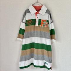NEW ERA ニューエラ　ラガーシャツ　ボーダーポロシャツ サイズ2XL