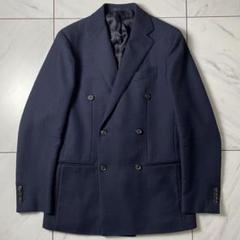 美品　CARUSO カルーゾ　 ネイビー　ダブルブレスト ブレザー　48サイズ Caruso（カルーゾ）の「【別注】CARUSO ウールツイル ダブル