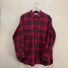 チェックシャツ ベビーネルシャツ 赤 黒 90s 古着