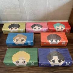 BTS TinyTAN 寝そべりプレミアムティッシュボックスカバー 7種セット 防弾少年団(BTS) - 超最新作♡TinyTAN 寝そべりプレミアム