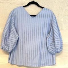 【極美品✨】JOURNAL STANDARD relume ブラウス　透け感　青 JOURNAL STANDARD relume（ジャーナルスタンダード レリューム