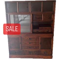Sale JPN ヴィンテージ 茶箪笥　けやき　コンパクト　美品 茶箪笥 和茶棚 花月 MK4471 幅85cm 欅 ケヤキ 静岡県産 : 戸田