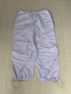 H&M パラシュートパンツ XL 紫