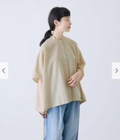 kagure かぐれ　スクエアブラウス　ベージュ　コットン　フリー kagure かぐれ スクエアブラウス ベージュ コットン フリー 楽天