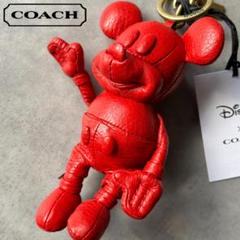 コーチ ミッキーマウス バッグチャーム レッド キーホルダー Amazon.co.jp: COACH(コーチ)キーホルダーディズニーミッキー