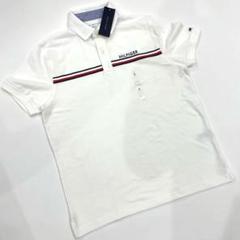 TOMMY HILFIGER ホワイト ポロシャツ Sサイズ ゴルフ ロゴ