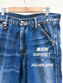 最初期 SOPHNET. × JULIAN OPIE デニム ハーフパンツのサムネイル