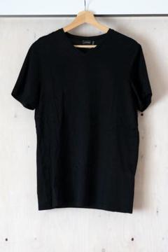 お値下げしました！　JIL SANDER ブラック Vネック Tシャツ maido-selection_298-017