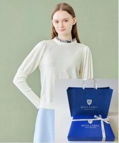 BLUE LABEL CRESTBRIDGE ニット・セーター レディース ブルーレーベルクレストブリッジ 中古　古着 BLUE LABEL CRESTBRIDGE - BLUE LABEL CRESTBRIDGE(ブルー