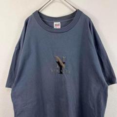 USA製 90s new york 刺繍 シングルステッチ Tシャツ