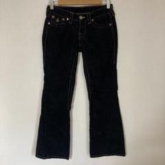 TRUE RELIGION JOEY ブラック　コーデュロイ　フレアパンツ　27 2025年最新】トゥルーレリジョン コーデュロイの人気アイテム