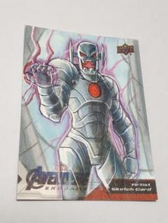 1of1 スケッチカード Upperdeck アベンジャーズ エンドゲーム