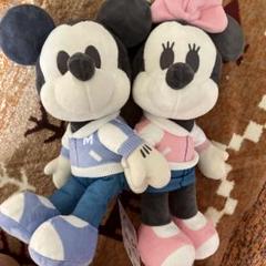 ディズニー ミッキー ミニー ちょっもっさ デココレ ペア ぬいぐるみ