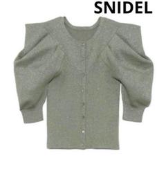 2025年最新】snidel スナイデル パフスリーブカーディガンの人気
