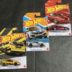 ホットウィール⭐️ホンダシビック⚡️タイプR2台si 1台新品未