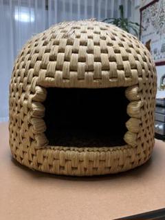 未使用品 希少 関川村 猫ちぐら 大 マット2枚付き 関川村産 猫ちぐら(予約販売)※専用マット付 | 森としっぽ。