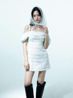melt the lady laceup mini dress メルトミニドレス