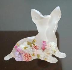確認用　レジン　ブローチなど　　犬さん