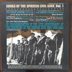 LP/スペイン内戦の歌 Vol. 1(1961年.US盤.FH5436)