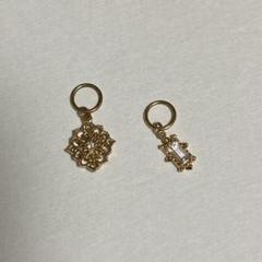専用⭐︎アガット系列　ノジェス　K10 クロス ペンダントトップ　✳︎マーガレット✳︎ 専用⭐︎アガット系列 ノジェス K10 クロス ペンダントトップ