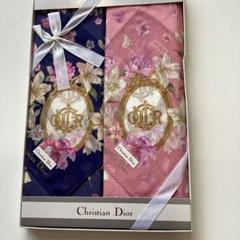 5点セット CELINE　2枚 & Givenchy　ディオール　2枚 ハンカチ Christian Dior ハンカチ 2枚セット ネイビー ピンク - メルカリ