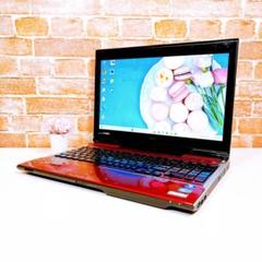 メモリ16G✨爆速SSD✨ウェブカメラ✨赤色✨Windows11 ノートパソコン
