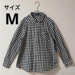 【Discoat 】チェック柄シャツ ネルシャツ 　ギンガムチェック　M