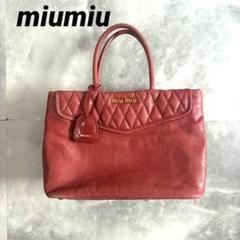 【希少モデル❗️】美品！vintage miumiu ハンドバッグ　赤 MIU MIU（バッグ ・ レッド/赤色系）のフリマアイテム一覧