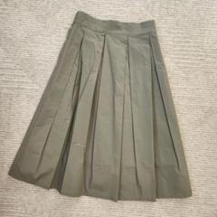 CECIL McBEE タックフレアスカート カーキ Mサイズ 新品未使用
