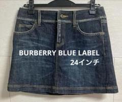 美品　BURBERRY BLUE LABEL デニムスカート　サイズ38 2025年最新】Yahoo!オークション -「バーバリーデニムスカート