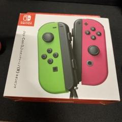 任天堂 - まこジョイコン グリーン ピンク  新品未開封 任天堂 HAC-A-JAFAA Joy-Con(L) ネオングリーン／(R) ネオン